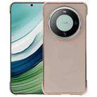 For Huawei Mate 60 Electroplating Frameless Frosted Anti-Glare PC MagSafe Phone Case(Desert Gold) - 1