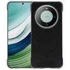 For Huawei Mate 60 Electroplating Frameless Frosted Anti-Glare PC MagSafe Phone Case(Black) - 1