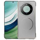 For Huawei Mate 60 Electroplating Frameless Frosted Anti-Glare PC MagSafe Phone Case(Titanium Gray) - 1