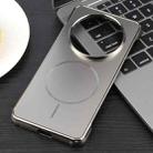 For Huawei Mate 60 Electroplating Frameless Frosted Anti-Glare PC MagSafe Phone Case(Titanium Gray) - 2