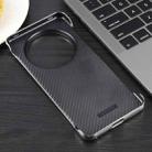 For Huawei Mate 70 Electroplating Frameless Frosted Anti-Glare PC MagSafe Phone Case(Silver White) - 3