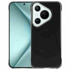 For Huawei Pura 70 Electroplating Frameless Frosted Anti-Glare PC MagSafe Phone Case(Black) - 1
