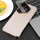 For Huawei Pura 70 Pro / 70 Pro+ Electroplating Frameless Frosted Anti-Glare PC MagSafe Phone Case(Desert Gold) - 2