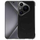 For Huawei Pura 70 Pro / 70 Pro+ Electroplating Frameless Frosted Anti-Glare PC MagSafe Phone Case(Black) - 1