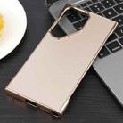 For Samsung Galaxy S25 Ultra 5G Electroplating Frameless Frosted Anti-Glare PC MagSafe Phone Case(Desert Gold) - 2