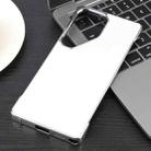 For Samsung Galaxy S25 Ultra 5G Electroplating Frameless Frosted Anti-Glare PC MagSafe Phone Case(Silver White) - 2