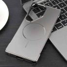 For Samsung Galaxy S25 Ultra 5G Electroplating Frameless Frosted Anti-Glare PC MagSafe Phone Case(Titanium Gray) - 2