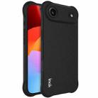 For iPhone 17 Air imak Shockproof Airbag TPU Phone Case(Matte Black) - 1