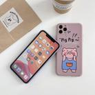 For iPhone 11 Cartoon Pattern Protective Case(Pig) - 3