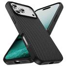 For iPhone 17 Pro Carbon Fiber Texture Skin-feel Acrylic TPU Phone Case(Black) - 2