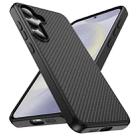 For Samsung Galaxy S24+ 5G Carbon Fiber Texture Skin-feel Acrylic TPU Phone Case(Black) - 2