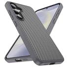 For Samsung Galaxy S24+ 5G Carbon Fiber Texture Skin-feel Acrylic TPU Phone Case(Grey) - 2
