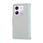 For Xiaomi Poco M7 Pro 5G Round Buckle Zipper Wallet Leather Phone Case with Crossbody Strap(Sky Blue) - 3