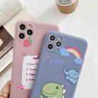 For iPhone 11 Pro Cartoon Pattern Protective Case(Dinosaur and Elephant) - 4