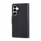 For Samsung Galaxy A16 4G / 5G / A26 5G Round Buckle Zipper Wallet Leather Phone Case with Crossbody Strap(Black) - 3