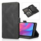 For Xiaomi Redmi 8A Retro Magnetic Closing Clasp Horizontal Flip Leather Case with Holder & Card Slots & Photo Frame & Wallet(Black) - 1