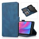 For Xiaomi Redmi 8A Retro Magnetic Closing Clasp Horizontal Flip Leather Case with Holder & Card Slots & Photo Frame & Wallet(Blue) - 1