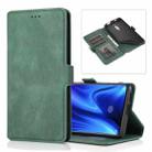 For Xiaomi Redmi K20 Pro Retro Magnetic Closing Clasp Horizontal Flip Leather Case with Holder & Card Slots & Photo Frame & Wallet(Dark Green) - 1