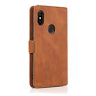 For Xiaomi Redmi Note 6 Retro Magnetic Closing Clasp Horizontal Flip Leather Case with Holder & Card Slots & Photo Frame & Wallet(Brown) - 3