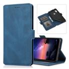 For Xiaomi Redmi Note 6 Retro Magnetic Closing Clasp Horizontal Flip Leather Case with Holder & Card Slots & Photo Frame & Wallet(Blue) - 1