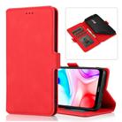 For Xiaomi Redmi 8 Retro Magnetic Closing Clasp Horizontal Flip Leather Case with Holder & Card Slots & Photo Frame & Wallet(Red) - 1