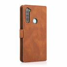 For Xiaomi Redmi Note 8 Retro Magnetic Closing Clasp Horizontal Flip Leather Case with Holder & Card Slots & Photo Frame & Wallet(Brown) - 2