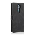 For Xiaomi Redmi Note 8 Pro Retro Magnetic Closing Clasp Horizontal Flip Leather Case with Holder & Card Slots & Photo Frame & Wallet(Black) - 3