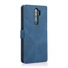 For Xiaomi Redmi Note 8 Pro Retro Magnetic Closing Clasp Horizontal Flip Leather Case with Holder & Card Slots & Photo Frame & Wallet(Blue) - 3