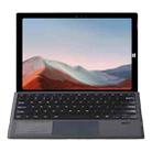 For Microsoft Surface Pro 7+ / 7 / 6 1109-A Ultra-thin Detachable Bluetooth Keyboard Leather Tablet Case with Touchpad(Black) - 2