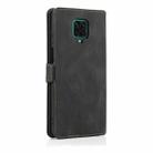 For Xiaomi Redmi Note 9 Pro Retro Magnetic Closing Clasp Horizontal Flip Leather Case with Holder & Card Slots & Photo Frame & Wallet(Black) - 3