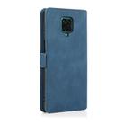 For Xiaomi Redmi Note 9 Pro Retro Magnetic Closing Clasp Horizontal Flip Leather Case with Holder & Card Slots & Photo Frame & Wallet(Blue) - 3