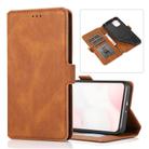 For Xiaomi Mi 10 Lite Retro Magnetic Closing Clasp Horizontal Flip Leather Case with Holder & Card Slots & Photo Frame & Wallet(Brown) - 1