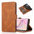 For Xiaomi Mi 10 Pro Retro Magnetic Closing Clasp Horizontal Flip Leather Case with Holder & Card Slots & Photo Frame & Wallet(Brown) - 1