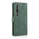 For Xiaomi Mi Note 10 Pro Retro Magnetic Closing Clasp Horizontal Flip Leather Case with Holder & Card Slots & Photo Frame & Wallet(Dark Green) - 2