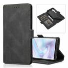 For Xiaomi Mi Note 10 Pro Retro Magnetic Closing Clasp Horizontal Flip Leather Case with Holder & Card Slots & Photo Frame & Wallet(Black) - 1