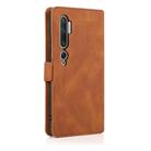 For Xiaomi Mi Note 10 Pro Retro Magnetic Closing Clasp Horizontal Flip Leather Case with Holder & Card Slots & Photo Frame & Wallet(Brown) - 3