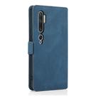 For Xiaomi Mi Note 10 Pro Retro Magnetic Closing Clasp Horizontal Flip Leather Case with Holder & Card Slots & Photo Frame & Wallet(Blue) - 3