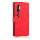 For Xiaomi Mi Note 10 Pro Retro Magnetic Closing Clasp Horizontal Flip Leather Case with Holder & Card Slots & Photo Frame & Wallet(Red) - 3