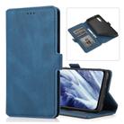For Xiaomi Mi 9 Pro Retro Magnetic Closing Clasp Horizontal Flip Leather Case with Holder & Card Slots & Photo Frame & Wallet(Blue) - 1