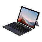 For Microsoft Surface Pro 7+ / 7 / 6 1109-D Ultra-thin Detachable Backlight Bluetooth Keyboard Leather Tablet Case with Touchpad(Black) - 2
