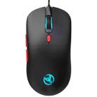 HXSJ X200 3600DPI Colorful Luminous Wired Mouse, Cable Length: 1.5m(Black) - 1