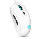 HXSJ X200 3600DPI Colorful Luminous Wired Mouse, Cable Length: 1.5m(White) - 2