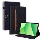 For OPPO Pad SE 11 2025 Splicing Shockproof Leather Tablet Case(Black) - 1