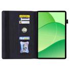 For OPPO Pad SE 11 2025 Splicing Shockproof Leather Tablet Case(Black) - 3