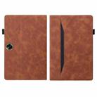 For OPPO Pad SE 11 2025 Splicing Shockproof Leather Tablet Case(Brown) - 2