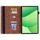 For OPPO Pad SE 11 2025 Splicing Shockproof Leather Tablet Case(Brown) - 3