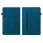 For OPPO Pad SE 11 2025 Splicing Shockproof Leather Tablet Case(Blue) - 2