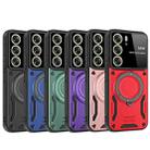 For Realme C75 4G Large Window MagSafe Holder Phone Case(Black) - 2