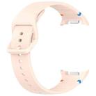 For Samsung Galaxy Watch8 Classic 46mm / Watch8 44mm / 40mm xDfind Stitched Solid Color Silicone Watch Band, Size:20mm(Pink) - 3