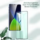 For iPhone 12 Pro Max ROCK 2.5D Green Light Eye Protection Anti-blue Light Full Screen Tempered Glass Film - 1
